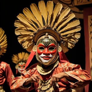 Masked Sundanese Dance
