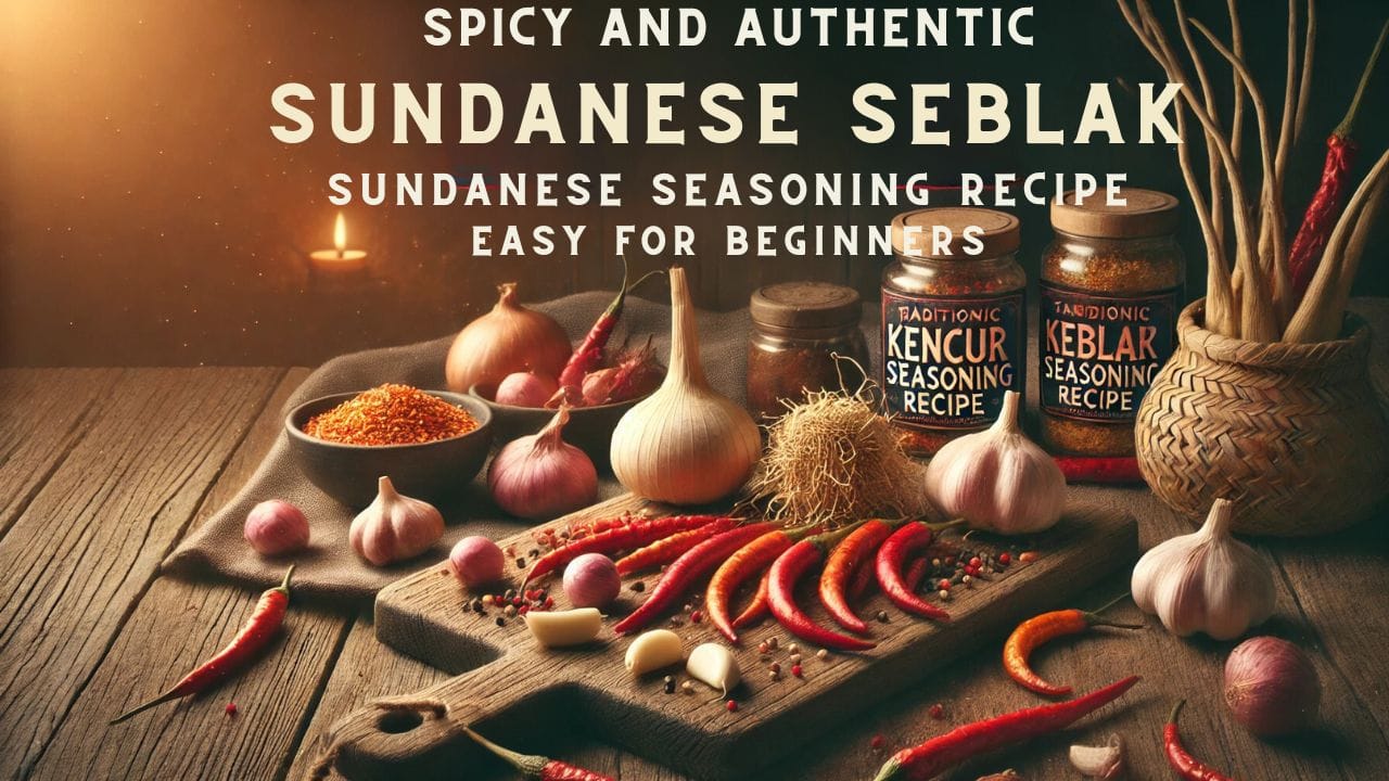 SPICY AND AUTHENTIC SUNDANESE SEBLAK SEASONINGING RECIPE