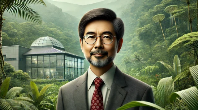Image of Kuswata Kartawinata, an Indonesian botanist and tropical ecology expert.