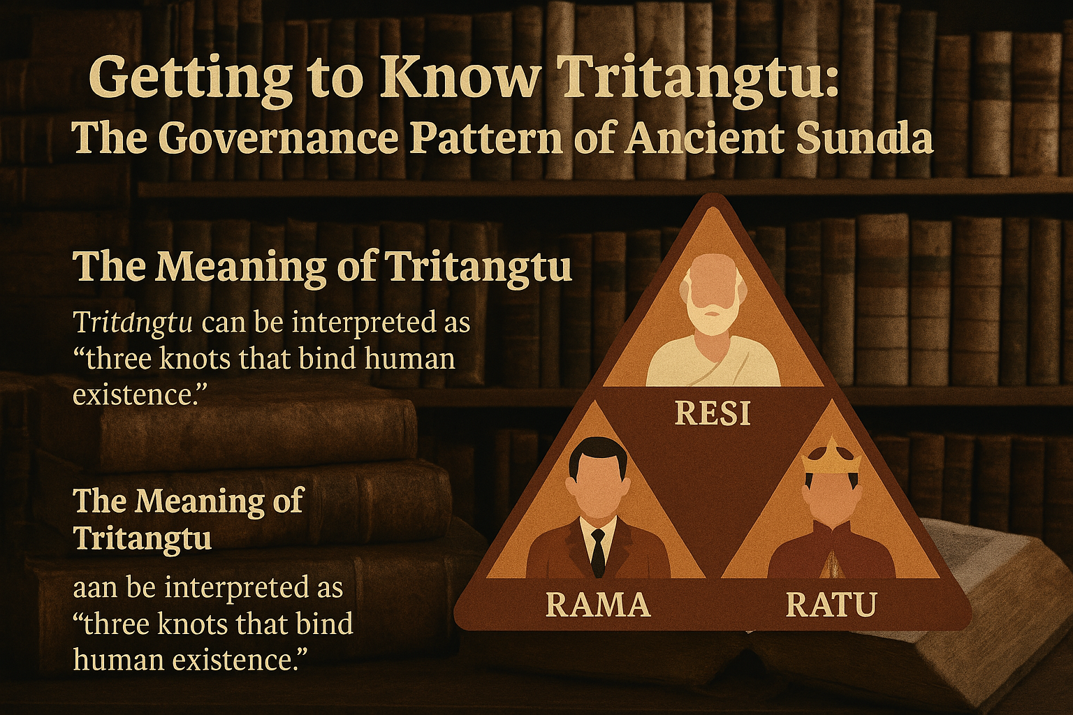 Getting to Know Tritangtu The Governance Pattern of Ancient Sunda. Getting to Know Tritangtu The Governance Pattern of Ancient Sunda.